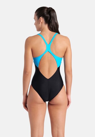 ARENA - Bustier Traje de baño 'OPENINGS' en negro