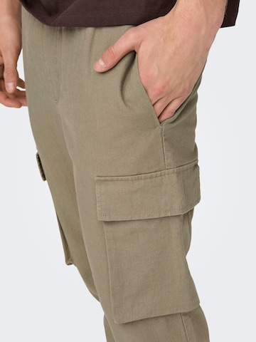 Only & Sons Tapered Hose 'Linus' in Beige
