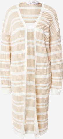 In The Style Knit Cardigan 'Carys Whittaker' in Beige: front