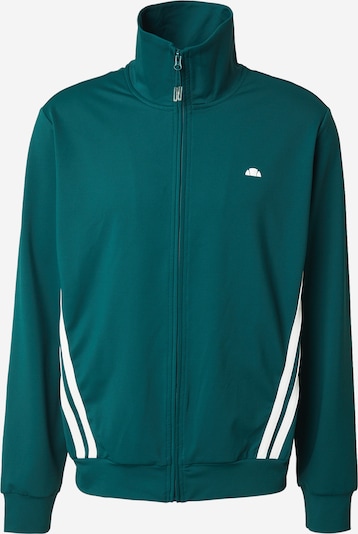 Džemperis iš ELLESSE, spalva – smaragdinė spalva / balta, Prekių apžvalga