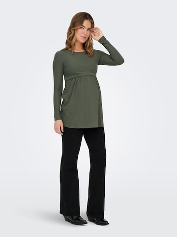 Only Maternity Bluse 'OLMMALAYA' i grøn