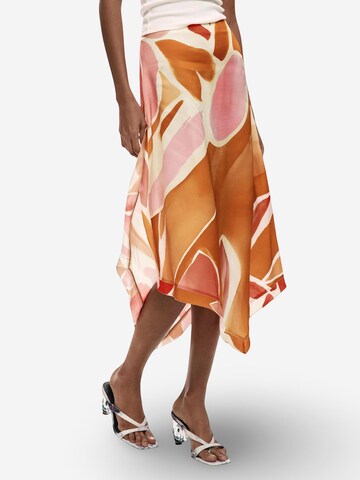 Gonna 'FAL_VENT_ORANGE 26SWFW13' di Desigual in arancione: frontale