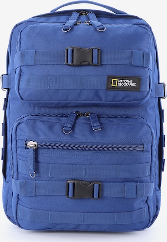 National Geographic Backpack 'Rocket' in Blue: front