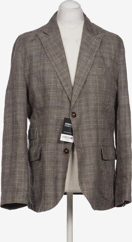 BOSS Suit Jacket in L-XL in Brown: front
