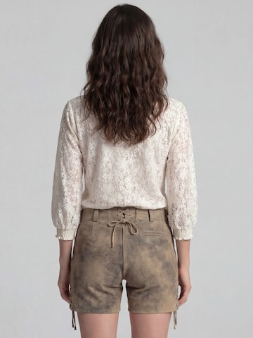 SPIETH & WENSKY Traditional blouse 'Kolumba' in White