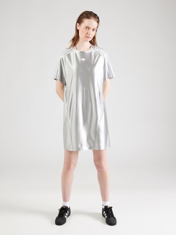 ADIDAS ORIGINALS Dress 'Teamgeist' in Silver: front