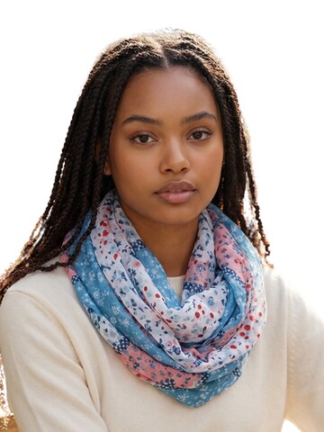 Écharpe tube 'Streublümchen' Kumixi en bleu