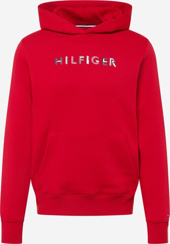TOMMY HILFIGERSweater majica - crvena boja: prednji dio