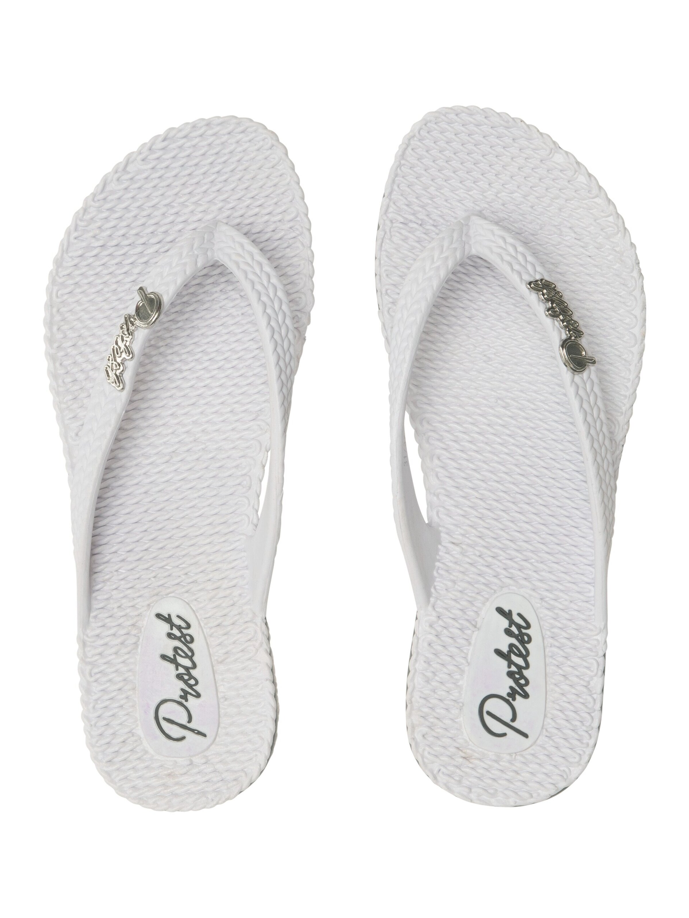 PROTEST Hausschuh 'STAMP JR'‌‌‌‌‌‌ in Weiß: Vorderseite