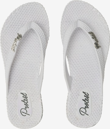 PROTEST Hausschuh 'STAMP JR' in Weiß: Vorderseite