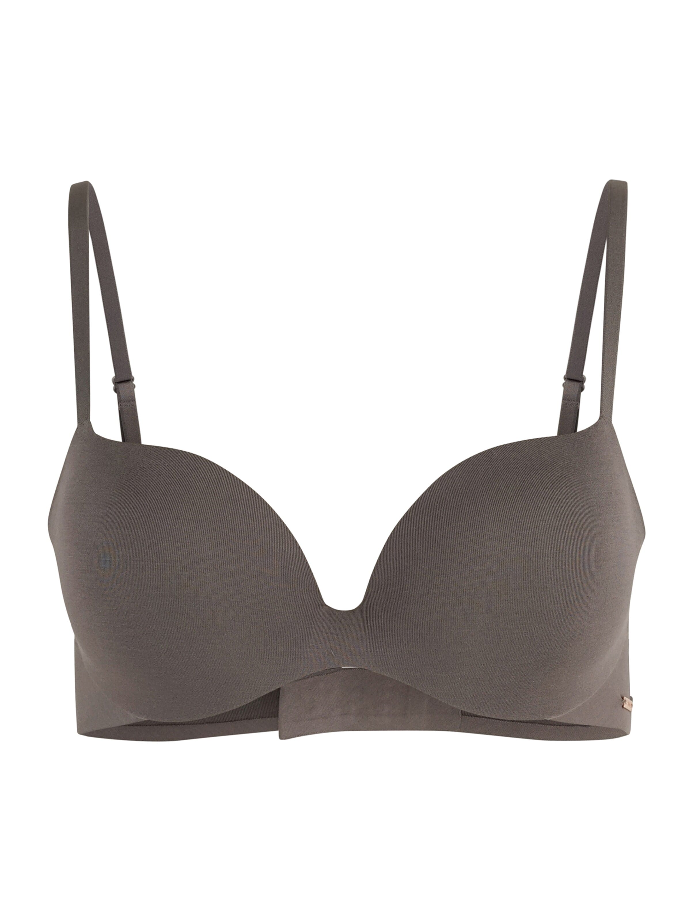 Royal Lounge Intimates T-shirt Bra 'Royal Miracle' in Grey: front
