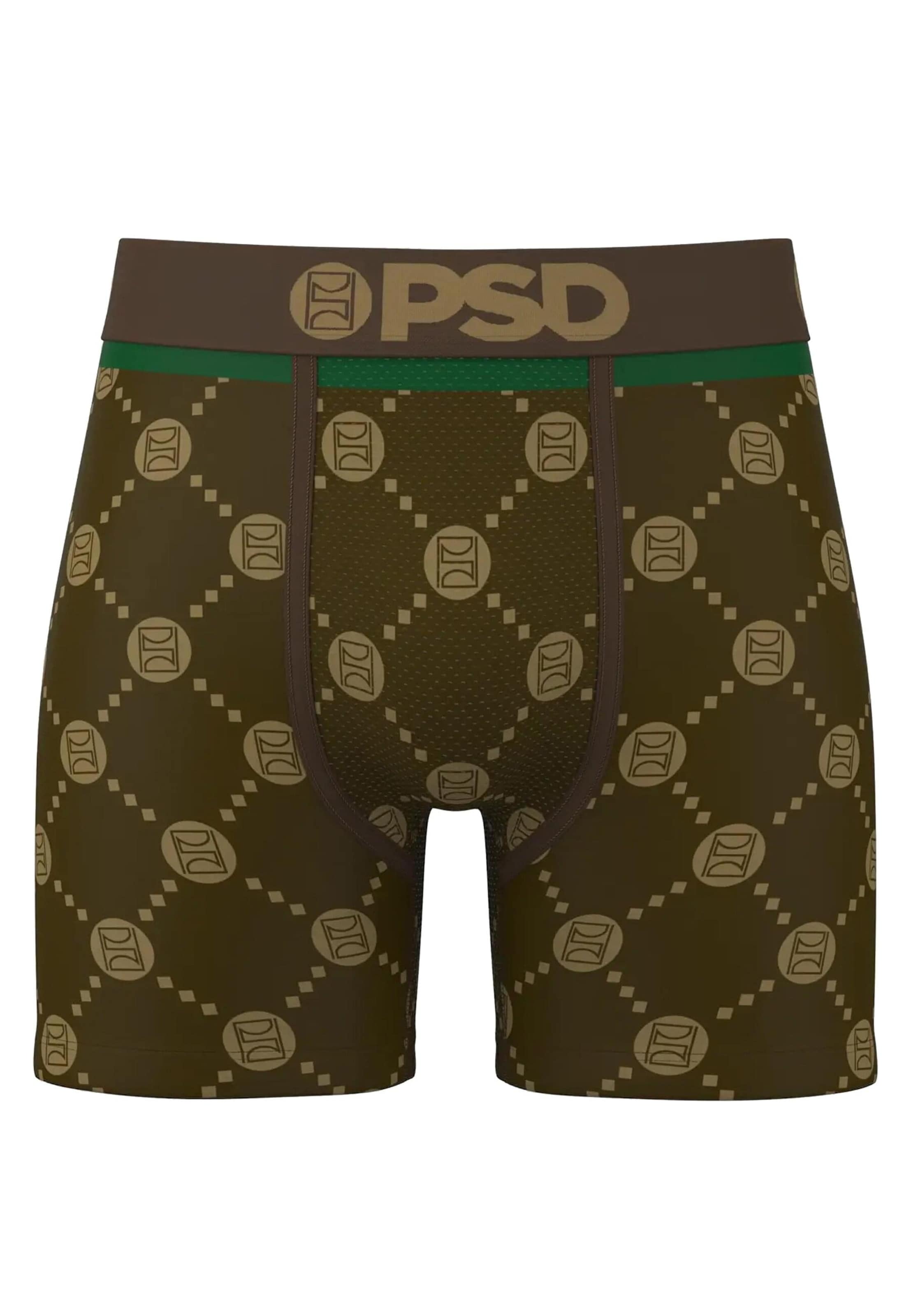 PSD Boxershorts 'EMBLEM LUX' in Groen: voorkant