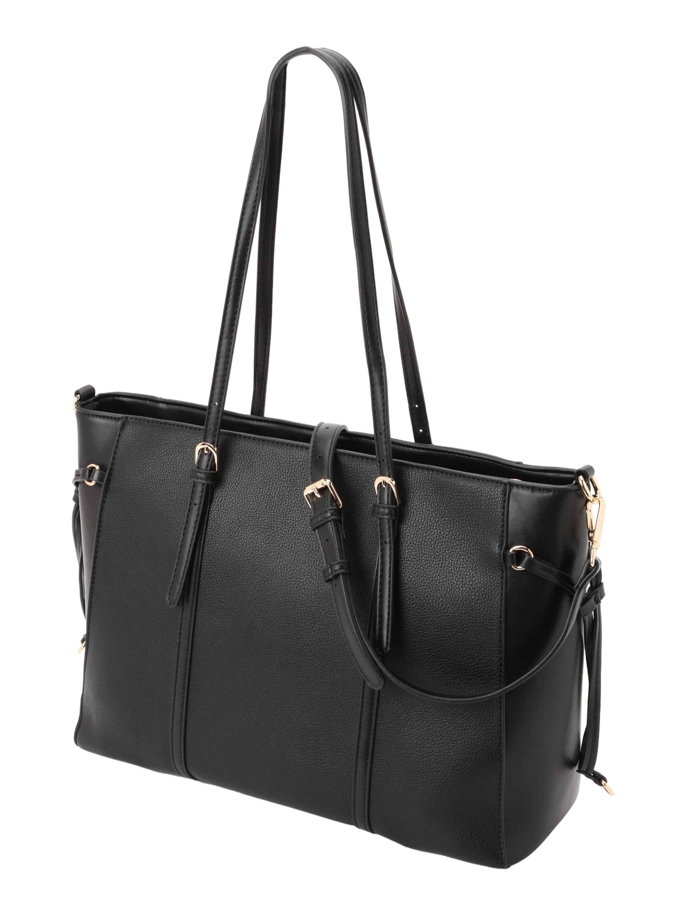 19V69 ITALIA Μεγάλη τσάντα 'Carissma' σε μαύρο: πλευρά