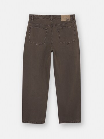 Pull&Bear Wide Leg Jeans in Braun