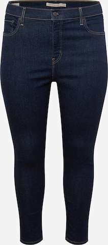 Levi's® Plus Skinny Jeans '721 PL Hi Rise Skinny' in Blauw: voorkant