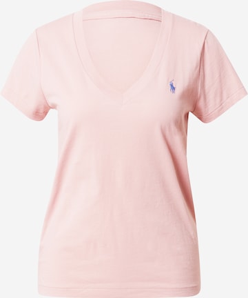 T-shirt Polo Ralph Lauren en rose : devant