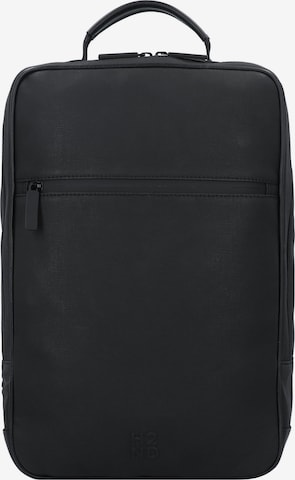 Harbour 2nd Rucksack 'City Lights' in Schwarz: Vorderseite