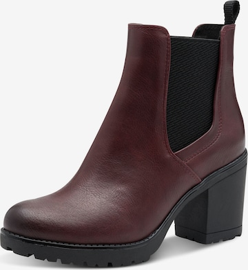 Chelsea Boots MARCO TOZZI en rouge : devant