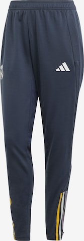 ADIDAS PERFORMANCE Workout Pants 'Real Madrid Tiro 23' in Blue: front