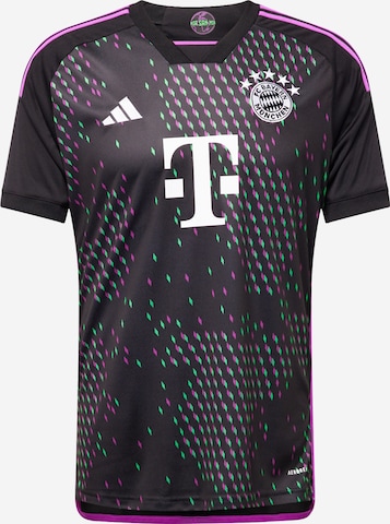 ADIDAS PERFORMANCE - Camiseta de fútbol 'FC Bayern München 23/24' en negro: frente