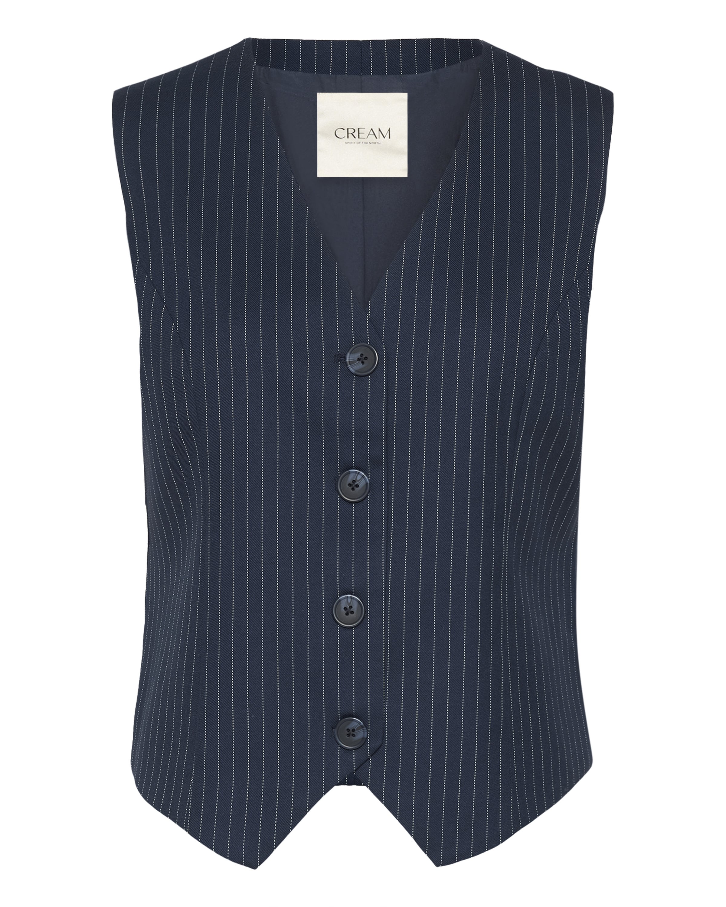 Gilet de costume 'CRLorelie' Cream en bleu : devant