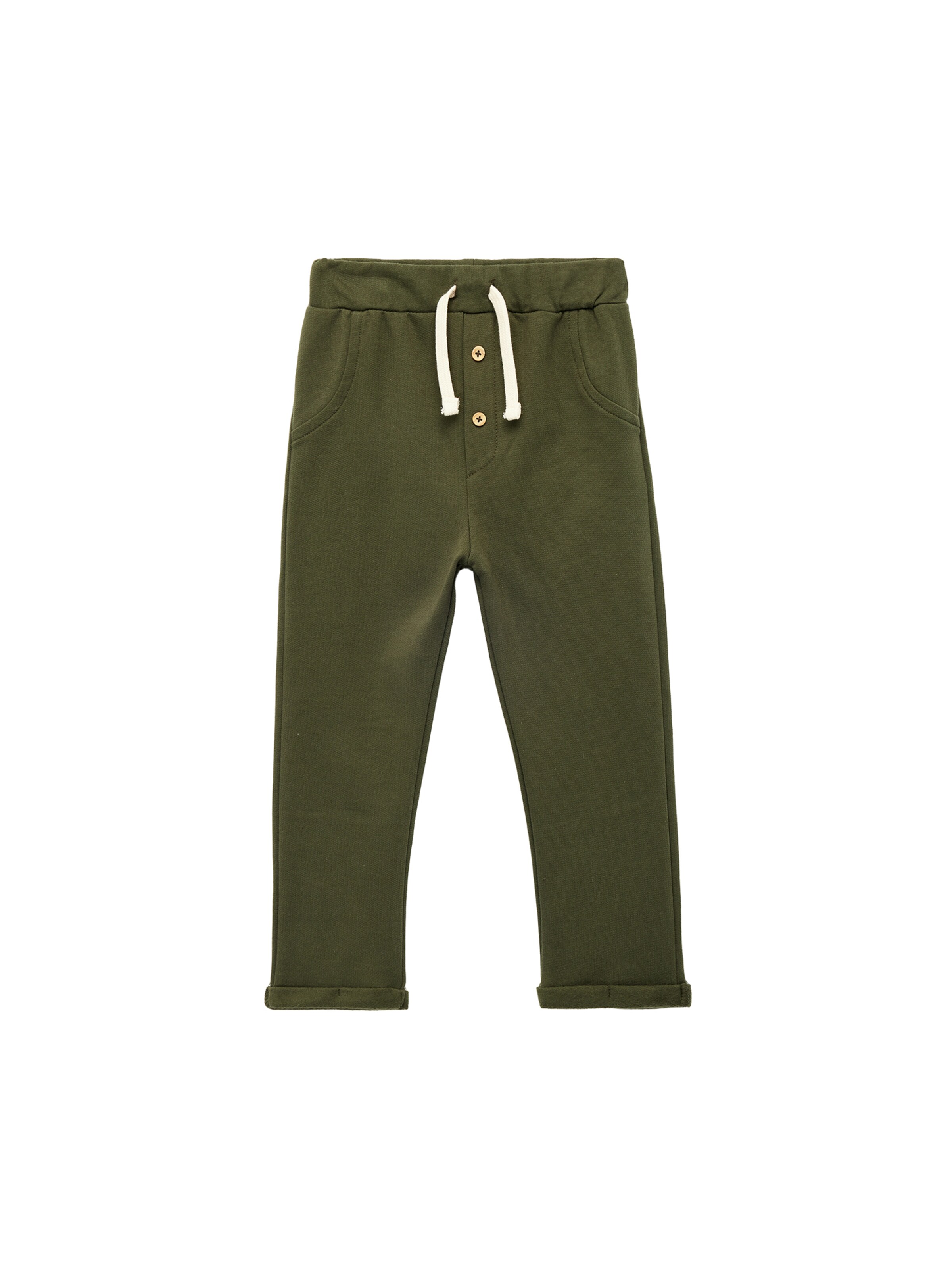 Koton Regular Broek in Groen: voorkant