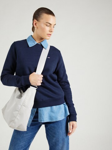 Bluză de molton de la Tommy Jeans pe albastru