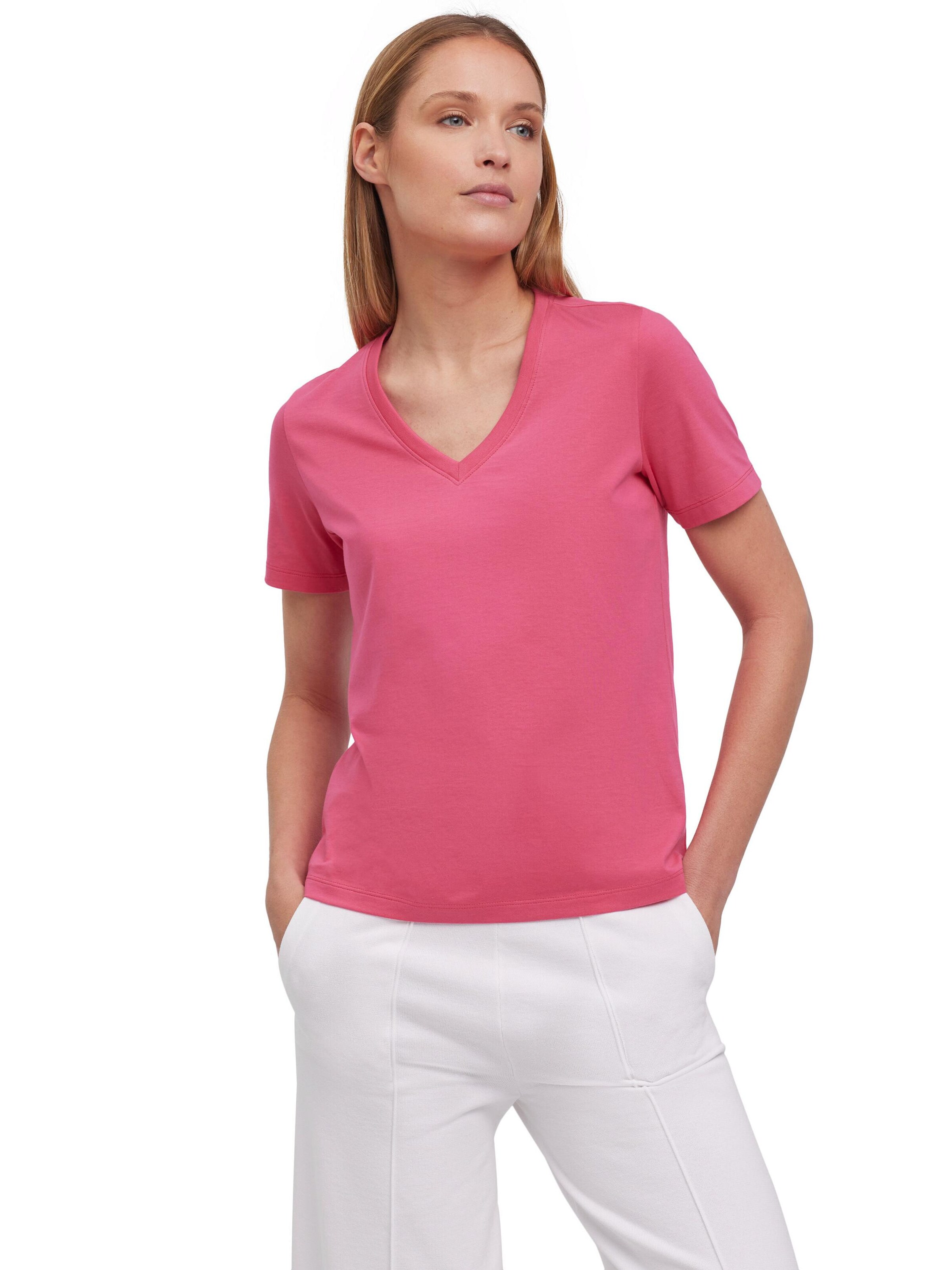 FALKE Shirt 'Essential'‌‌‌‌‌‌‌‌‌ in Pink: Vorderseite
