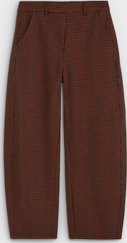 Scalpers Loosefit Scknitty Check Sport Pant ' ' in Braun: Vorderseite