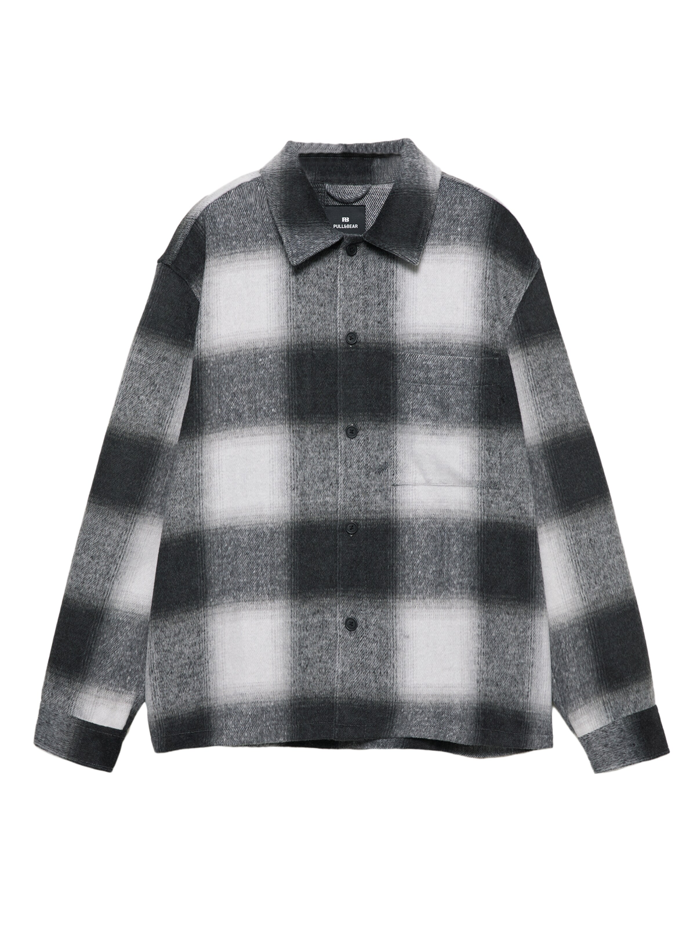 Pull&Bear Between-season jacket in Grey / Black / White, Item view