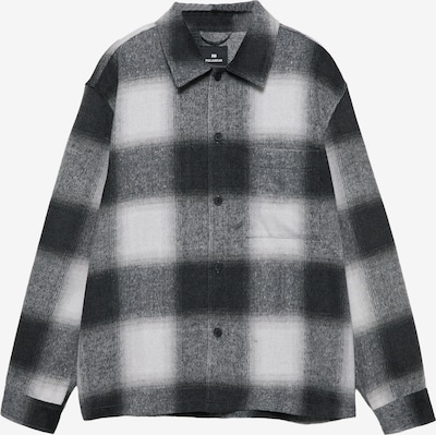 Pull&Bear Välikausitakki värissä harmaa / musta / valkoinen, Tuotenäkymä