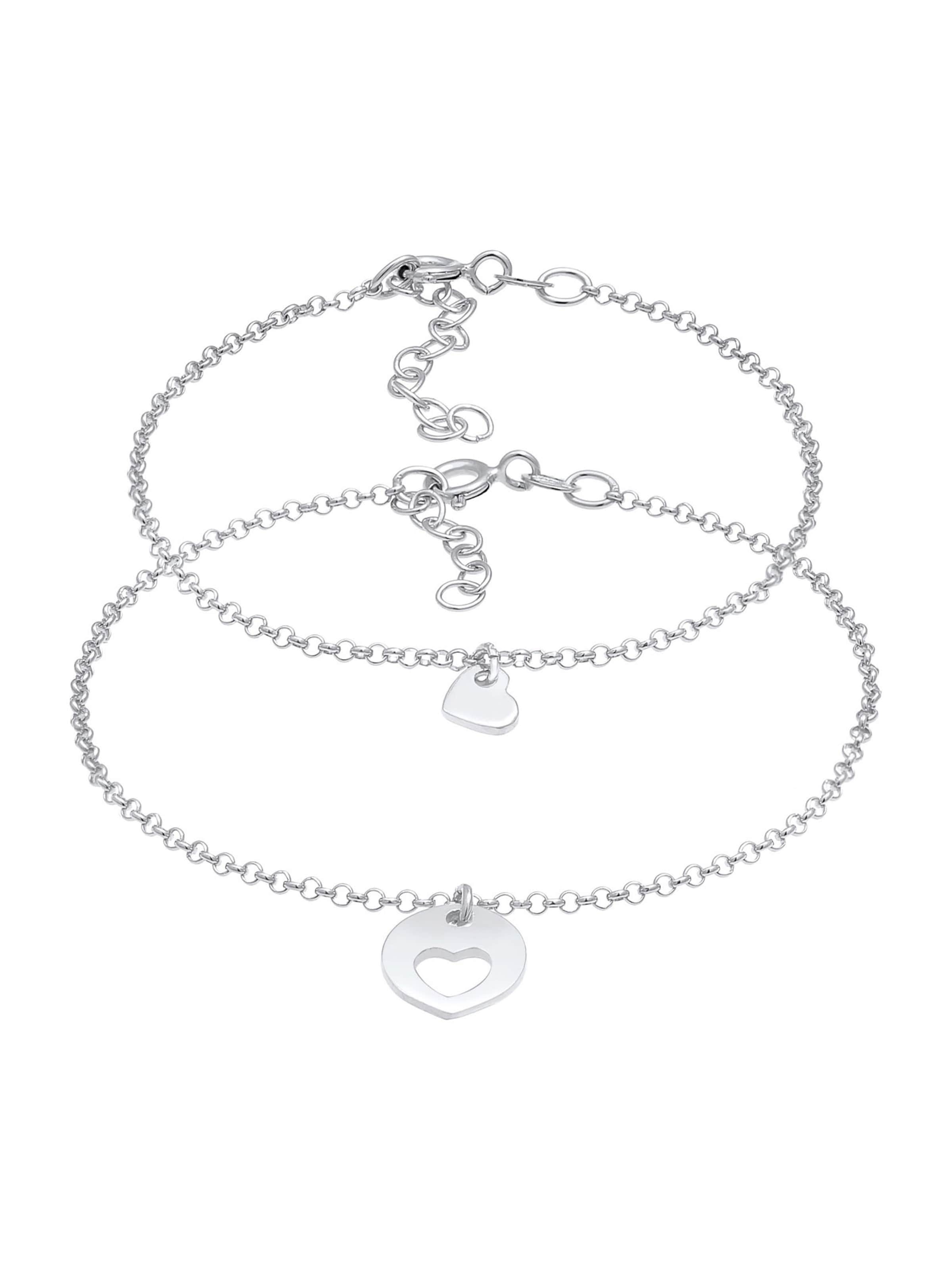 Brățară de la ELLI pe argintiu: față