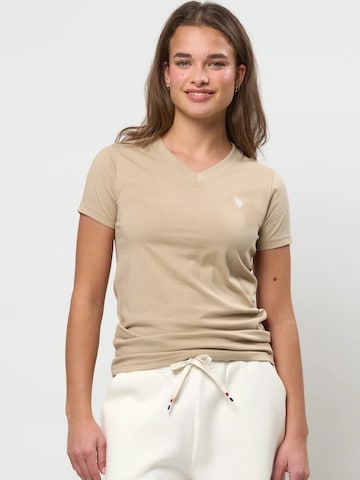 U.S. POLO ASSN. Top ' Assie V ' – bílá: přední strana