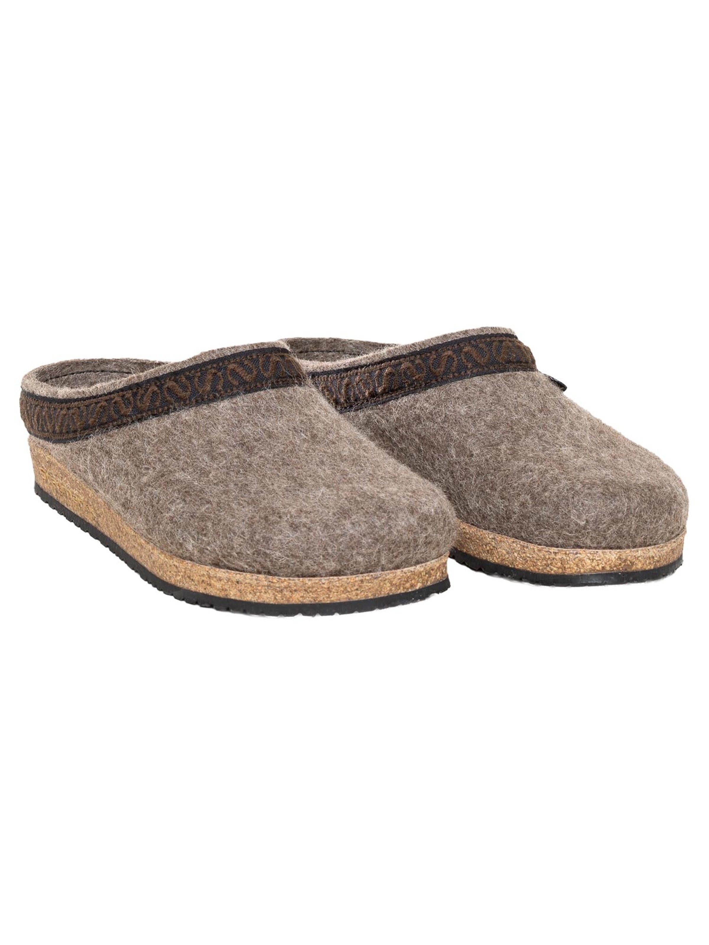 Stegmann Clogs 'Filz' in Brown
