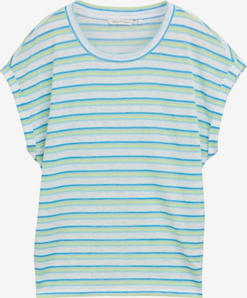 T-shirt TOM TAILOR DENIM en blanc : devant