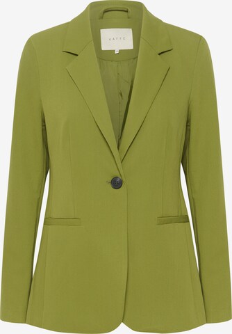 Blazer 'Sakura' Kaffe en vert : devant