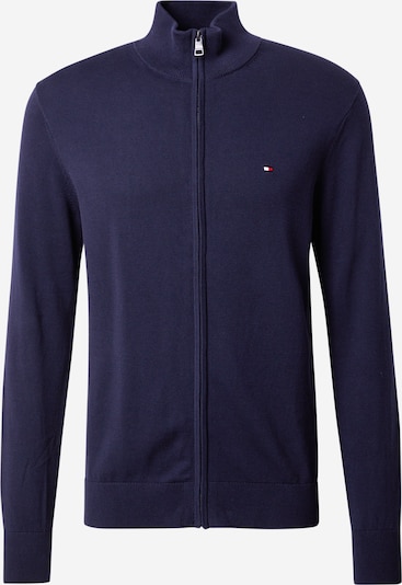 TOMMY HILFIGER Adīta jaka 'Essential', krāsa - tumši zils, Preces skats