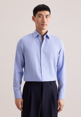 SEIDENSTICKER Regular fit Business shirt in Blue: front