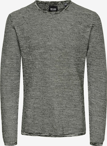 Only & Sons Sweater 'Niko' in Green: front