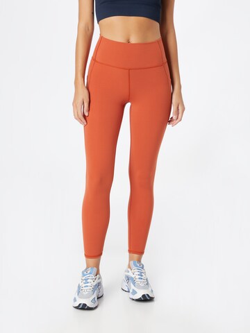 GAP Skinny Leggings in Orange: front