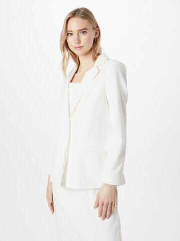 Wallis Blazer in White: front