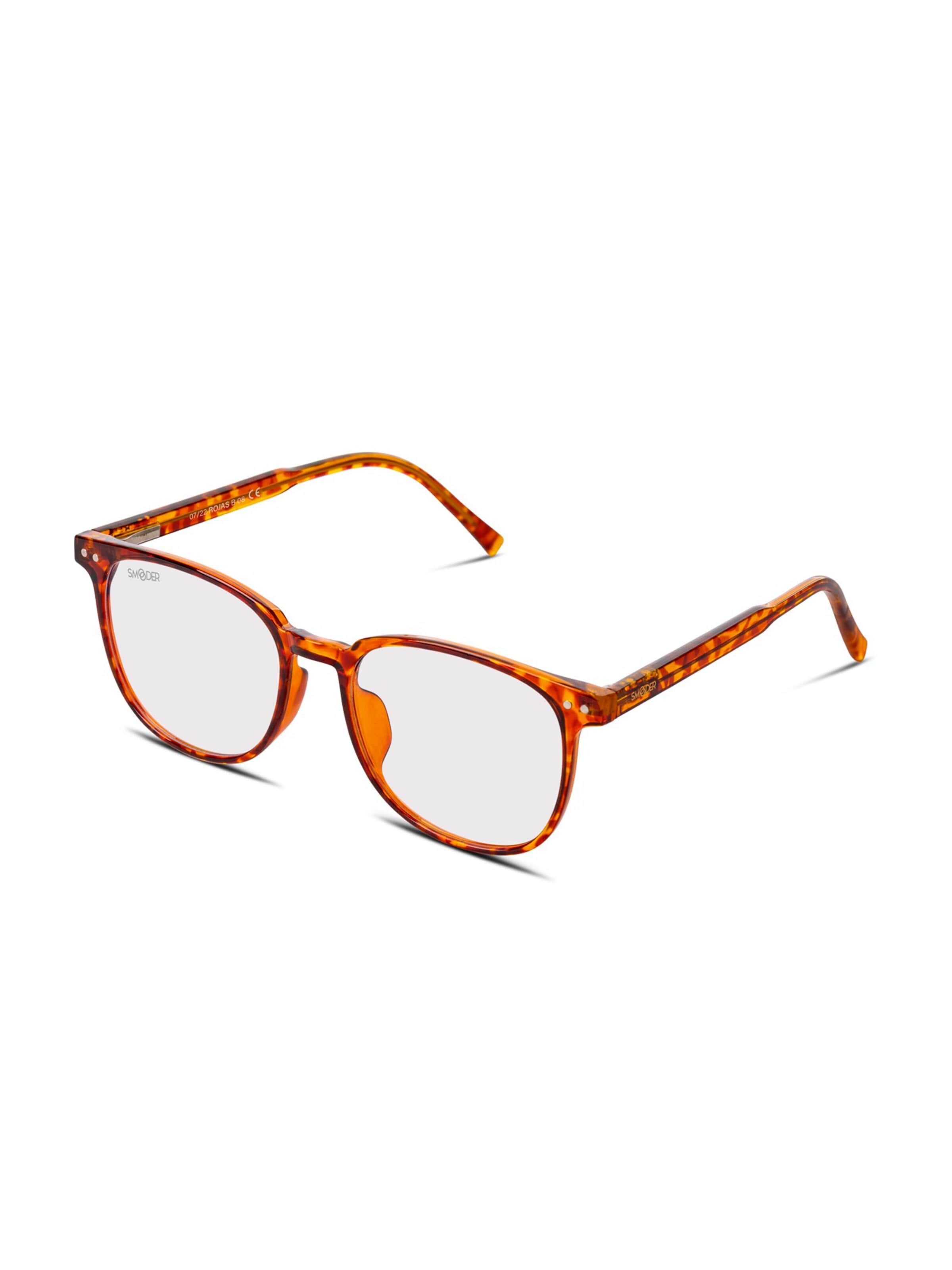 Occhiali 'Rojas Blue Light' di Smooder in marrone: frontale