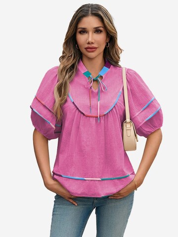 Imily Bela Blúzka - Ružová: predná strana