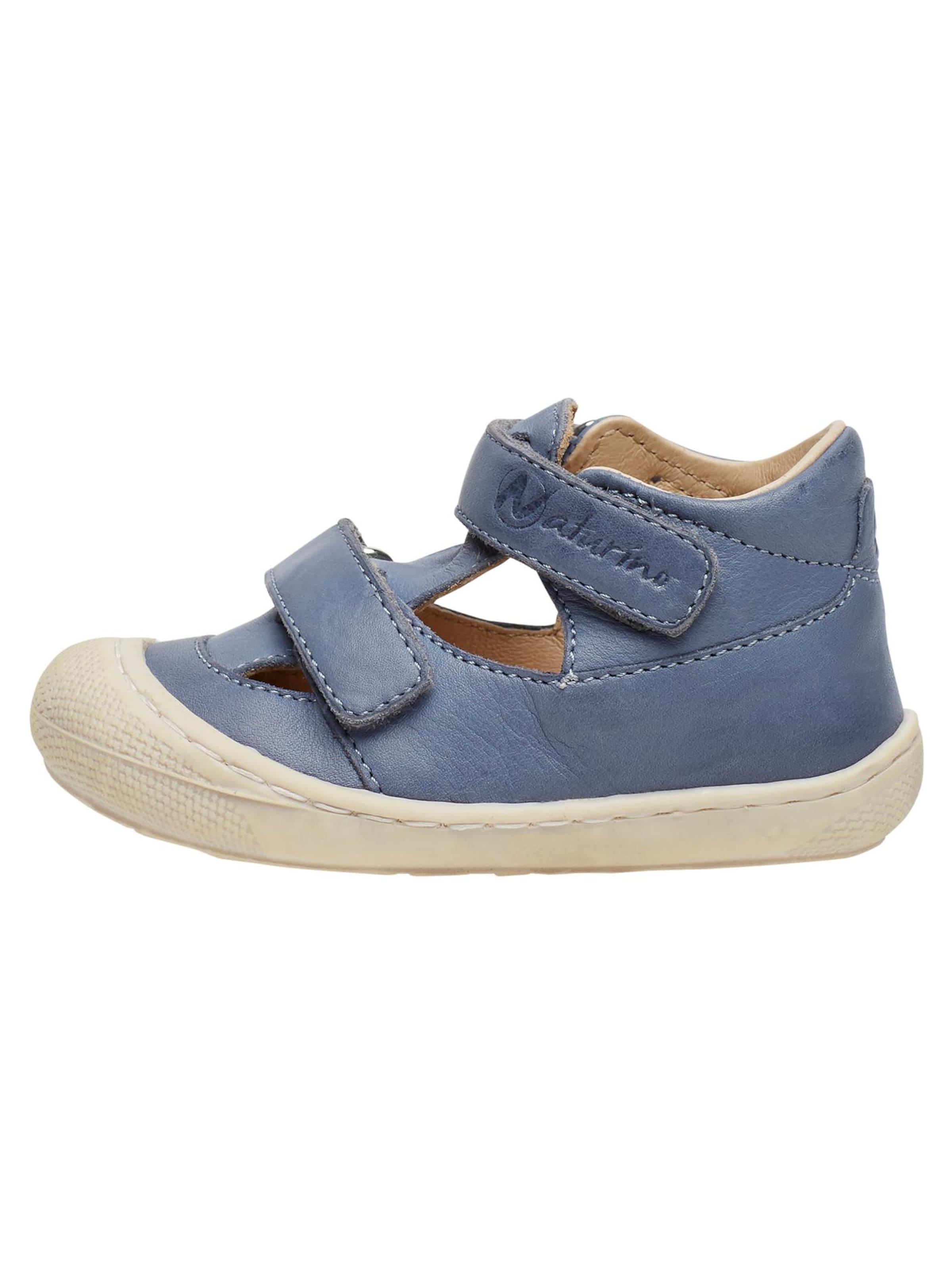 NATURINO Offene Schuhe 'PUFFY' in Blau: Vorderseite