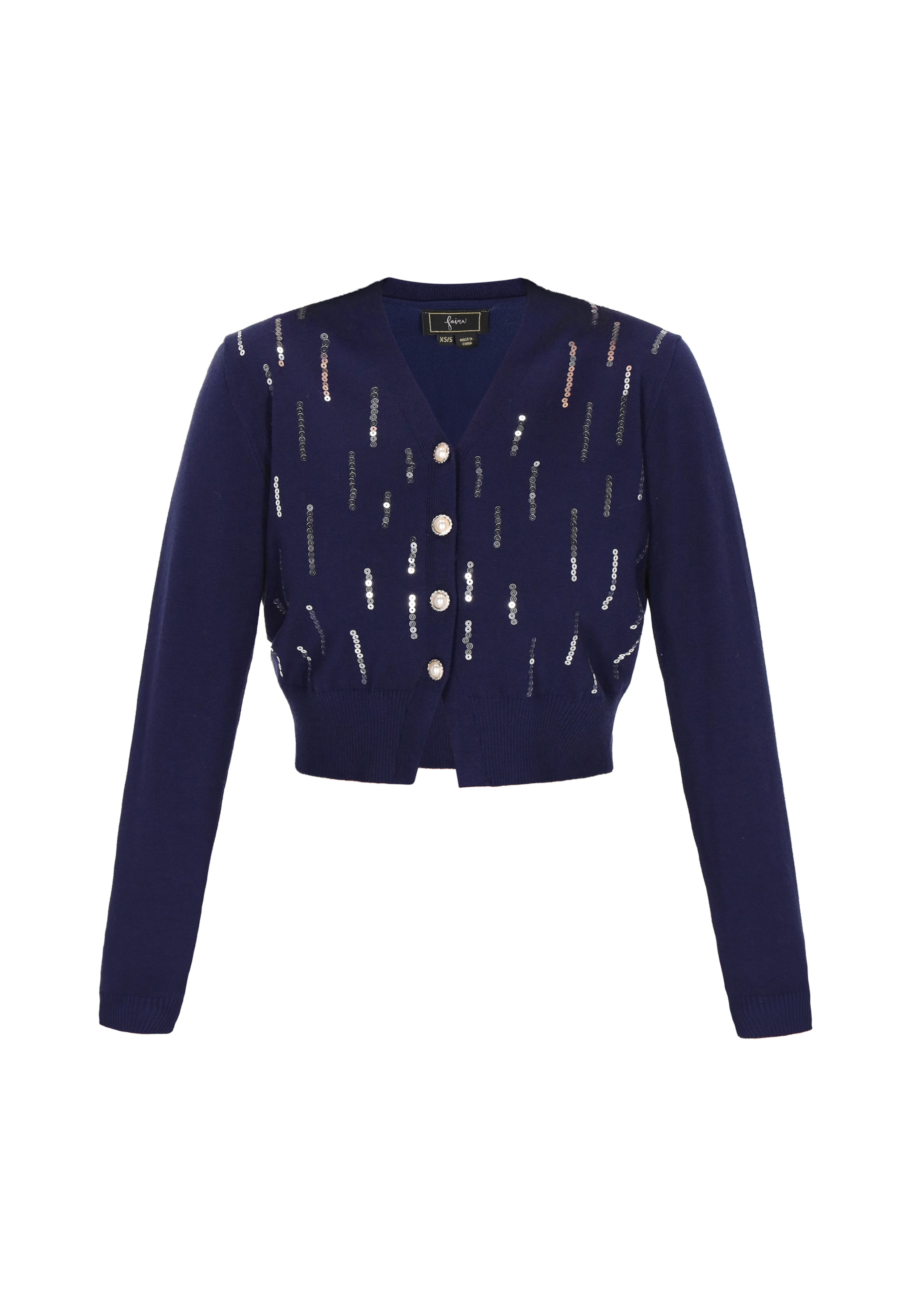 faina Cárdigan en navy, Vista del producto