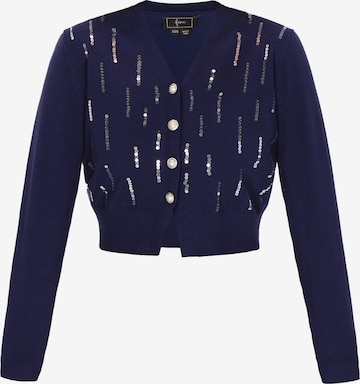 faina Knit cardigan in Blue: front