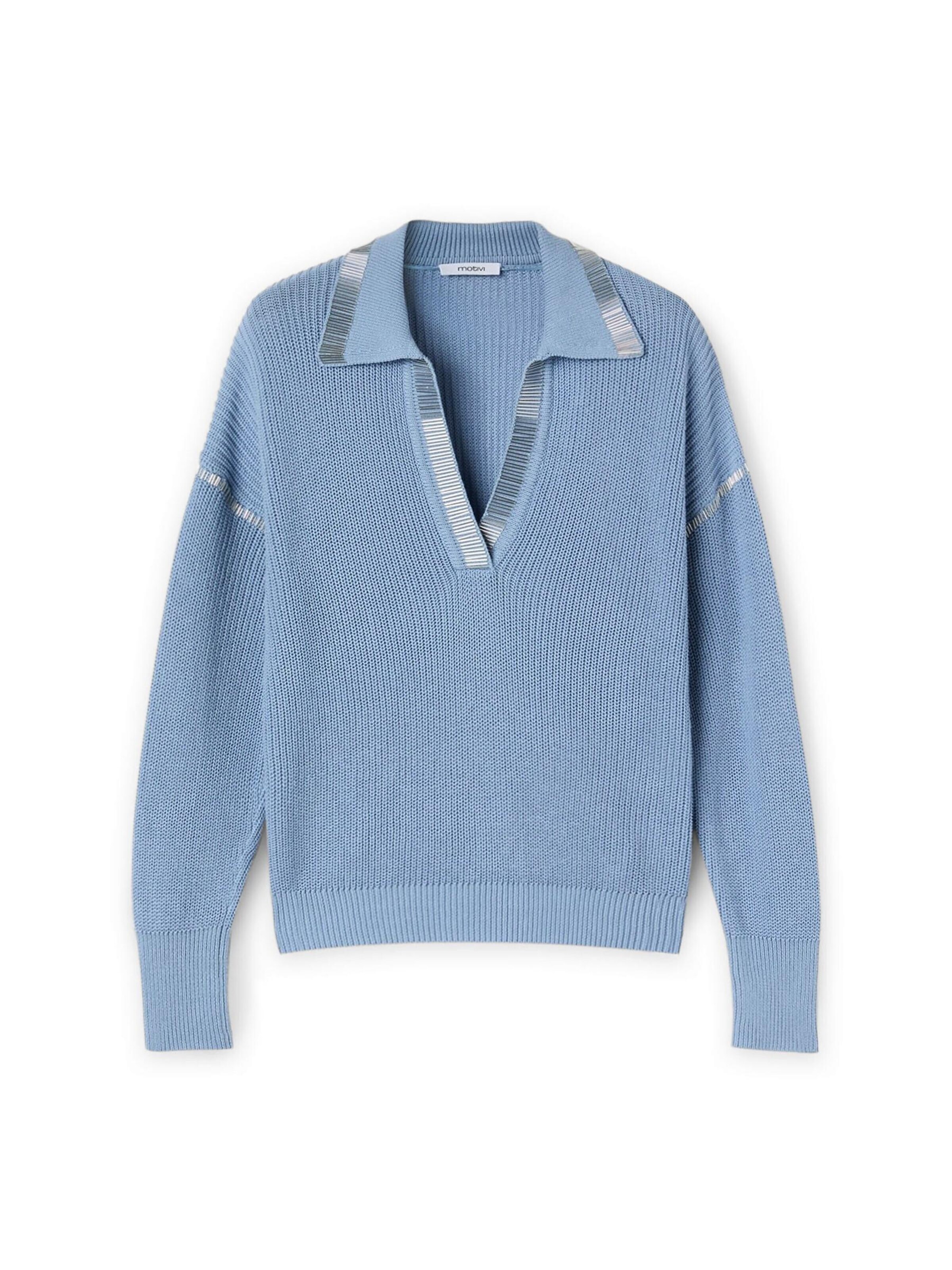 MOTIVI Trui in Blauw: voorkant