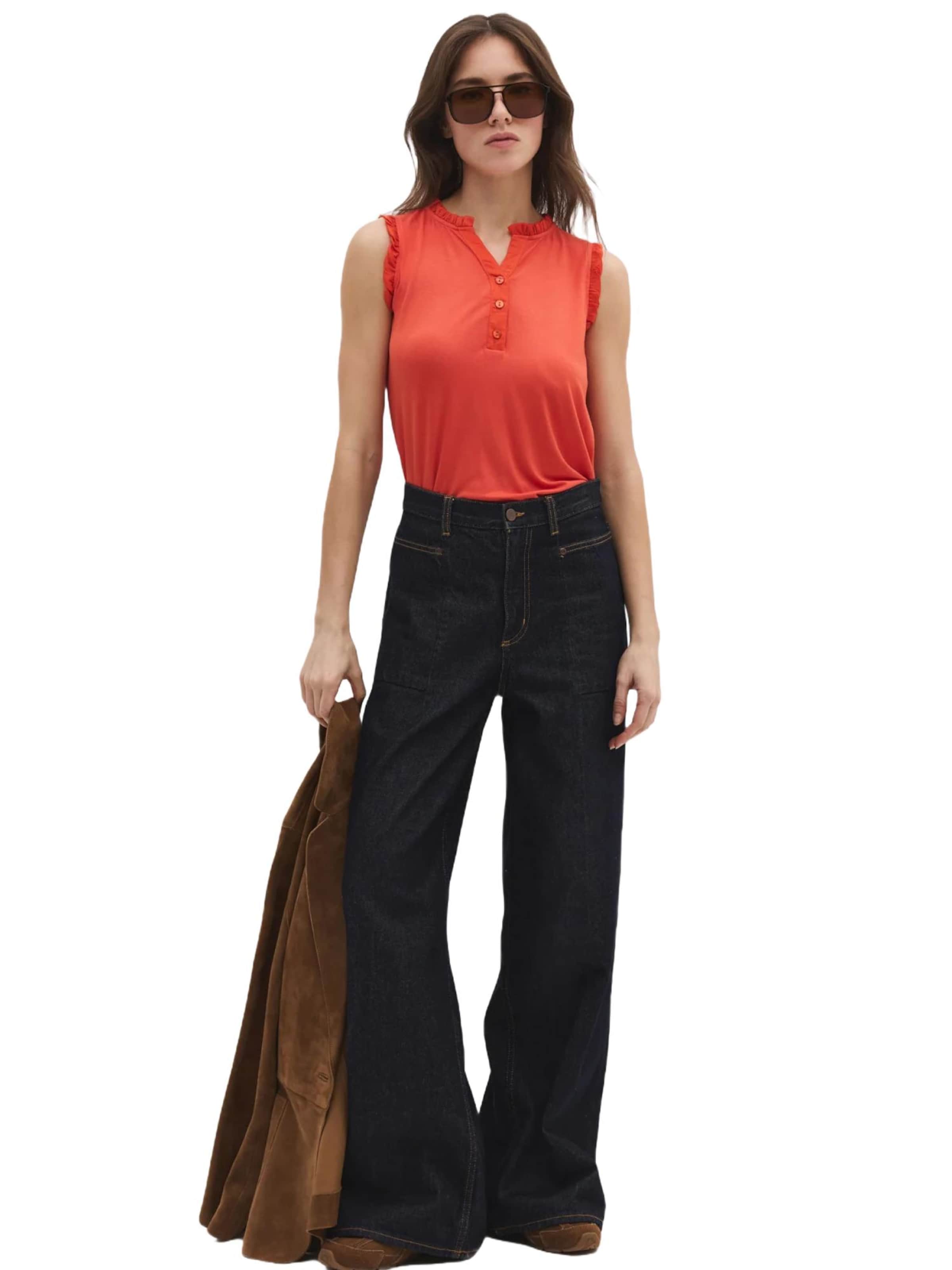 No Matter What Blouse in Orange