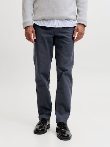 regular Pantaloni chino di JACK & JONES in blu: frontale