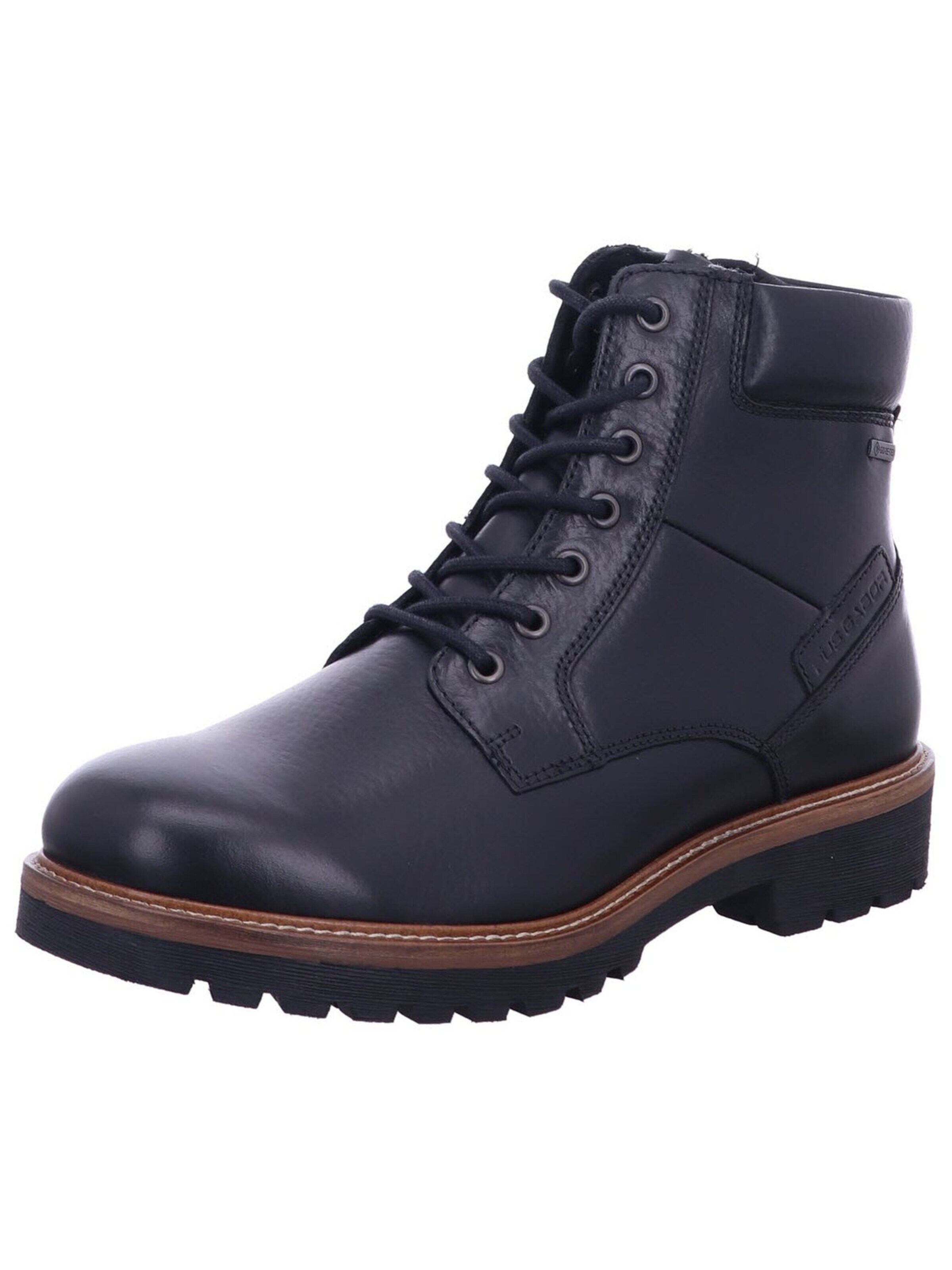 Pius Gabor Schnürstiefel 'Winterboot Herren 1043.50 17 Glattleder in schwarz'‌ in 43 in schwarz, Produktansicht